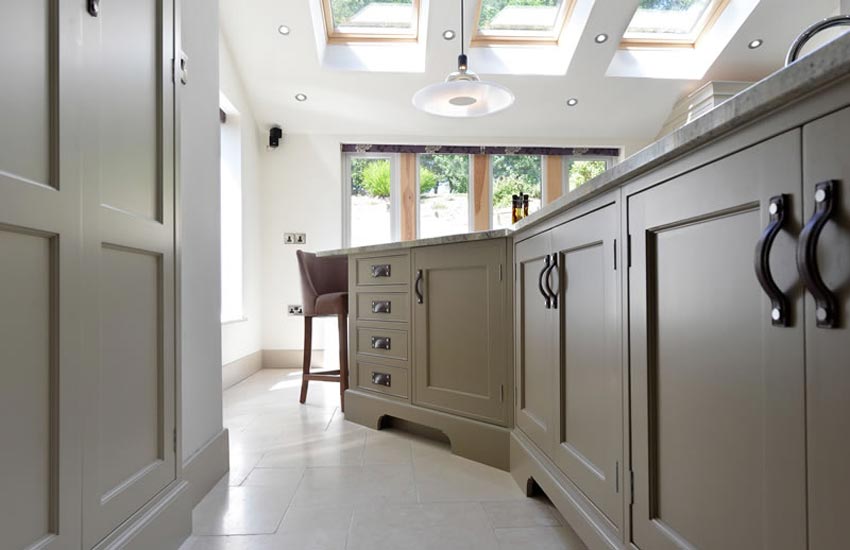 Fitted kitchen view