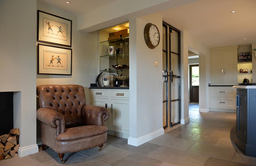 kitchen diner with seating area